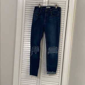 Harper skinny blue jeans